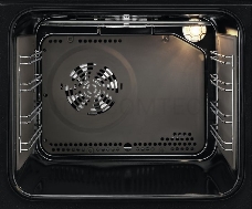 Встраиваемая электрическая духовка ELECTROLUX OEF5C50Z / SurroundCook, основной цвет - черный, утапливаемые переключатели, таймер отключения, отложенный старт, будильник, хромированные направляющие из нержавеющей стали, телескопические направляющие FlexiR