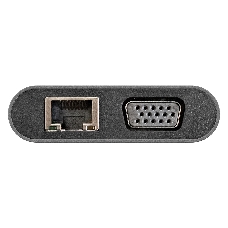 Док-станция ExeGate EX293985RUS DUB-31C/MAX (кабель-адаптер USB Type-C --> 3xUSB3.0 + Card Reader + PD 100W + HDMI 4K@30Hz + VGA + Audio + Lan RJ45 10/100/1000Mb, Plug&Play, серый)