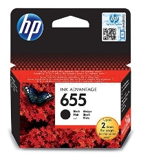 Картридж струйный HP 655 CZ109AE черный для HP DJ IA 3525/4615/4625/5525/6525 (550стр.)