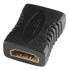 Адаптер аудио-видео Buro HDMI (f)/HDMI (f) Позолоченные контакты черный (BHP-ADP-HDMI-2.0)