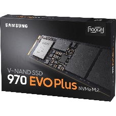 Накопитель SSD Samsung 500Gb M.2 PCI-E x4 MZ-V7S500BW 970 EVO Plus 2280 R3500/W3200MB/s