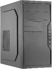 Корпус с блоком питания 450Вт. Case Foxline FL-733, mATX, 2x5.25EXT, 2x3.5EXT, 5x3.5INT, 2xUSB3.0, HDA, w/o FAN, w/450W ATX PSU, w/1.2m EU pwr cord