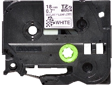 Наклейка ламинированная TZ-ESE4 (18 мм черн/бел секретная)