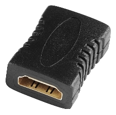 Адаптер аудио-видео Buro HDMI (f)/HDMI (f) Позолоченные контакты черный (BHP-ADP-HDMI-2.0)