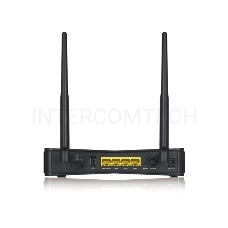 Маршрутизатор ZYXEL LTE3301 Indoor LTE Router, 802.11ac (2,4 и 5 GHz) up to 300+867 Mb/s, LTE/3G/2G, 2 SMA-F for external LTE antennas, 4xLAN GE (1xWAN GE), 1xUSB2.0