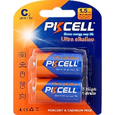 Щелочной/алкалиновый элемент питания PKCELL LR14-2B тип - C(LR14) 2 шт в блистере