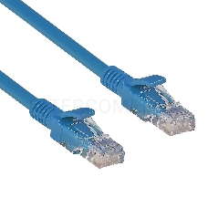 Патч-корд Exegate UTP-RJ45-RJ45-5e-5M-BL, UTP, cat.5e, 5м, синий