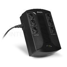 Источник бесперебойного питания SVEN UP-L1000E 1000VA/500W (6 розеток: 3х UPS/сетевой фильтр+3 x сетевой фильтр)