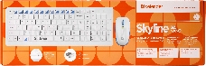 Клавиатура + мышь Defender  Skyline 895 Nano W(Белый) Кл:104, 1000/1500/2000dpi  45895