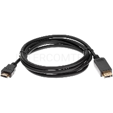 Кабель-переходник DisplayPort M-> HDMI M 4K@30Hz 1.8m Aopen/Qust <ACG608-1.8M>