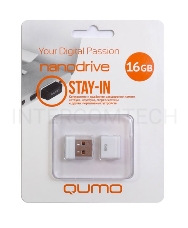 Флэш Диск QUMO 16GB NANO QM16GUD-NANO-W White