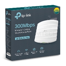 Беспроводная потолочная точка доступа серии N TP-Link SMB  EAP110 скорость до 300 Мбит/с