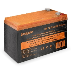 Батарея ExeGate EX285638RUS HR 12-7.5 (12V 7.5Ah 1228W, клеммы F2)