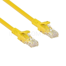 Патч-корд Exegate UTP-RJ45-RJ45-5e-5M-YL, UTP, cat.5e, 5м, желтый