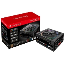 Блок питания Thermaltake PS-SPR-0850FPCBEU-R, SMART PRO/Fully Modular/850W/ATX 2.3 & EPS 2.92/A-PFC/14cm RGB Fan/EU/80Plus Bronze RTL