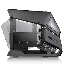 Корпус без блока питания Thermaltake AH T200/Black/Win/SPCC/5mm Tempered Glass*2