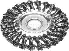 Кордщетка STAYER 35120-175  дисковая для УШМ плетенные пучки проволоки 0.5мм 175мм/22мм