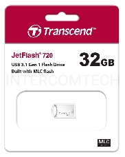 Флеш Диск Transcend 32GB JetFlash 720S (Silver) USB 3.1