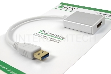 Greenconnect Конвертер-переходник USB 3.0 AM -> HDMI 19F серия Greenline GCR-U32HD2 Greenconnect Конвертер-переходник USB 3.0 AM -> HDMI 19F серия Greenline GCR-U32HD2