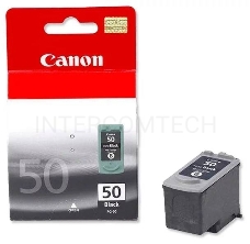 Картридж струйный PG-50Bk (0616B001), для Canon PIXMA MP150/MP160/MP170/MP180/MP450/MP460/MX300/MX310/iP2200, FAX-JX200/JX210 JX500/JX510,Черный, 300