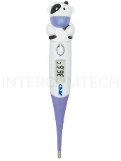 Термометр электронный A&D DT-624 Корова белый/синий