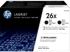 Тонер-картридж HP 26X черный для HP LaserJet M402/M426 (CF226XF) увеличенной ёмкости, двойная упаковка