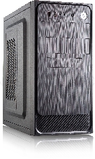 Корпус с блоком питания 450Вт. Сase Forza mATX, 450W, 2xUSB3.0, Black, w/o FAN, 12 cm fan PSU, power cord
