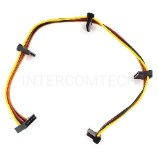 Кабель Cablexpert Кабеля питания SATA, 4x15pin(M)/15pin(F), 40см (CC-SATAMF-03)