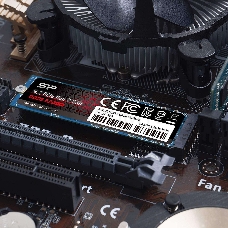 Твердотельный накопитель SSD Silicon Power  M.2 2.0TB A80 <SP002TBP34A80M28> (PCI-E 3.0 х4, up to 3400/3000MBs, 3D TLC, NVMe 1.3, 22х80мм)