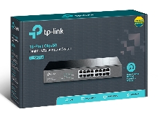 Коммутатор TP-Link SMB TL-SG1016D неуправляемый настольный/19U 16x10/100/1000BASE-T