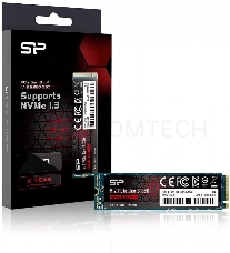 Твердотельный накопитель SSD Silicon Power  M.2 2.0TB A80 <SP002TBP34A80M28> (PCI-E 3.0 х4, up to 3400/3000MBs, 3D TLC, NVMe 1.3, 22х80мм)