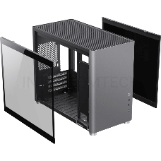 Компьютерный корпус, без блока питания mATX/ Gamemax Spark Black mATX case, black, w/o PSU, w/1xUSB3.0+1xType-C, 1xCombo Audio