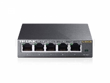 Сетевой коммутатор  TP-Link SMB TL-SG105E 5-Port Gigabit Desktop Easy Smart Switch, 5 10/100/1000Mbps RJ45 ports, MTU/Port/Tag-based VLAN, QoS, IGMP Snooping