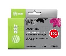 Картридж струйный Cactus CS-PFI102M пурпурный (130мл) для Canon IP iPF500/iPF600/iPF700/MFP M40/iPF765/LP17/LP24