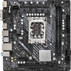 Материнская плата Asrock H610M-HDV Soc-1700 Intel H610 2xDDR4 mATX AC`97 8ch(7.1) GbLAN RAID+VGA+HDMI+DP