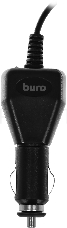 Автомобильное зар./устр. Buro BUCC1 2A кабель USB Type C черный (BUCC10S00CBK)