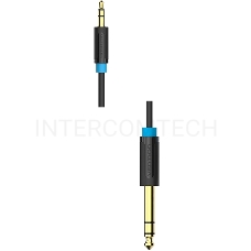 Кабель Vention аудио Jack 6,5 mm M/ 3,5 M - 5 м BABBJ
