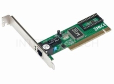 Сетевой адаптер Ethernet Gembird NIC-R1 100/10, PCI, чипсет RTL8139C