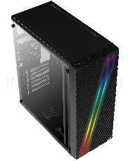 Корпус Aerocool Streak-A-BK-v1 черный без БП ATX 1x80mm 2xUSB2.0 1xUSB3.0 audio