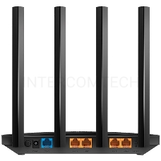 Роутер беспроводной TP-Link Archer C6U AC1200 10/100/1000BASE-TX/4G ready черный