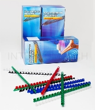 Пружины для переплета пластиковые Office Kit 45мм (на 341-410 листов) белый (50шт) (BP2121)