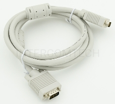 Кабель VGA Premium 15M/15M. Тройной экран, ферритовые кольца 3м