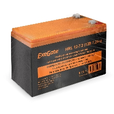 Батарея ExeGate EX285658RUS HRL 12-7.2 (12V 7.2Ah, 1227W, клеммы F2)