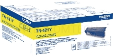 Тонер-картридж Brother TN-421Y желтый для HLL8260CDW,DCPL8410CDW, MFC-L8690CDW 1 800 стр.