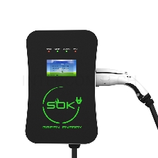 Зарядная станция SOK Green Energy M3W Series Wallbox EV Charger SM3W31116542-5, 3-phase, 11kw (16a/ 380v), ocpp 1.6j, уровень защиты ip54, кабель 5м