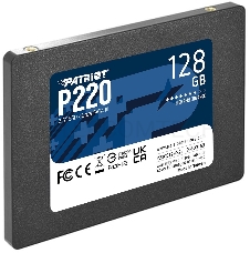 Накопитель SSD Patriot P220 128GB, SATA 2.5, P220S128G25, 550/480, RET