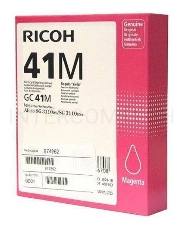 Картридж струйный Ricoh GC41M пурпурный для Aficio 3110DN/DNw/SFNw/7100DN/3100SNw (2200стр.) гелевый