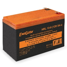 Батарея ExeGate EX285659RUS HRL 12-9 (12V 9Ah 1234W, клеммы F2)