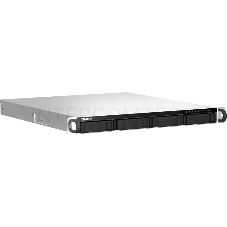 Сетевое хранилище SMB QNAP TS-464U-8G NAS 4 HDD trays, rackmount 1U, 1 PSU. 4-core Intel Celeron N5105/N5095 2.0-2.9 GHz, 8 GB RAM MAX, 2x2.5GbE, 2xUSB 3.2 Gen 2 (10Gbps), 2xUSB 2.0, 1xHDMI, PCIe Gen 3 x2 , W/o rail kit RAIL-B02