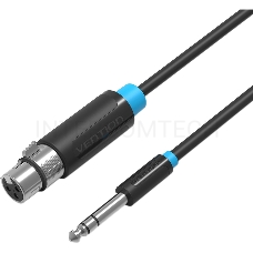 Кабель Vention аудио Jack 6.5 M/XLR F - 3м BBEBI